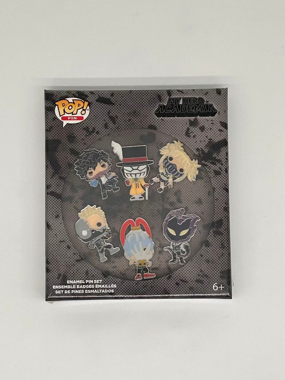 Funko Pop Pin MHA Villains 6-Pack Enamel Pin Set Crunchyroll Sealed